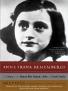 Anne Frank Remembered (eBook)
